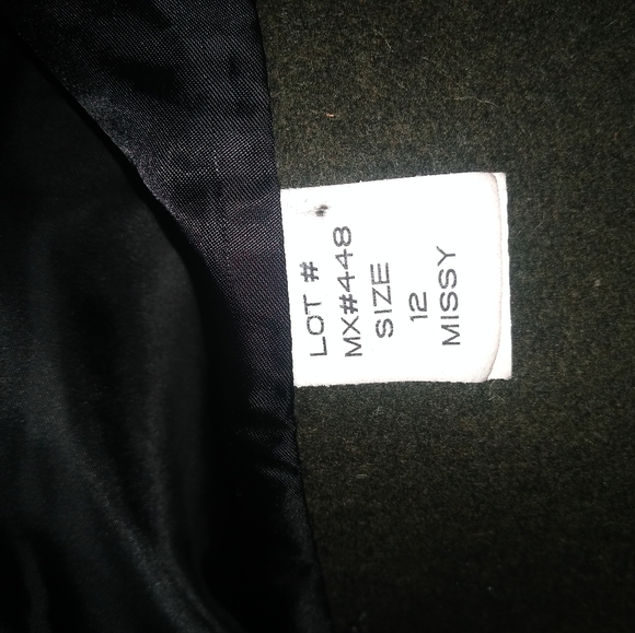 Vintage style Women's wool blend coat size12 - Picture 5 of 5